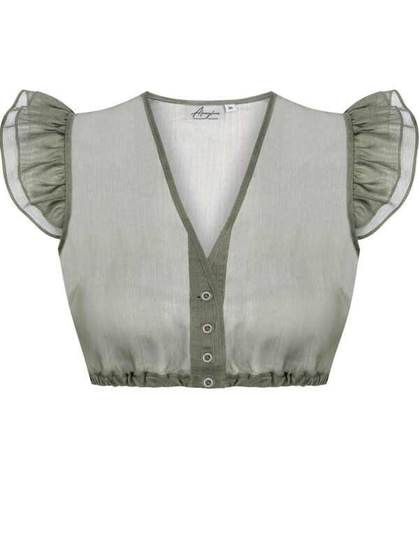 Dirndlbluse EILEEN ~ 38 ~ oliv