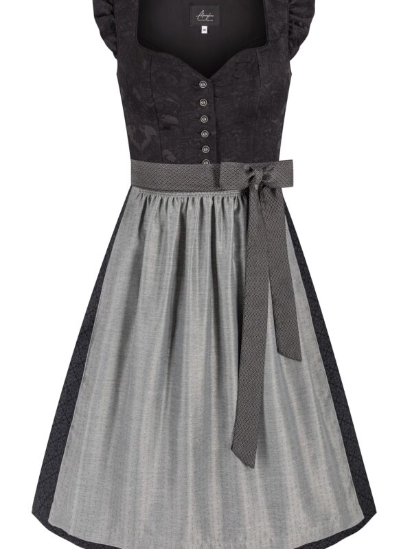 Dirndl ELEONORE (70 cm) ~ 42 ~ schwarz