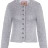 Trachten Strickjacke hellgrau Franziska 014422 ~ 40