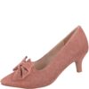 Pumps altrosa mit Schleife Julie 016176 ~ 40