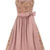 Dirndl in Leinenoptik (70 cm) ~ 36 ~ rost