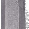 Trachtentuch 70x200 cm verschiedenfarbig mit Fransen 007813 ~ anthrazit