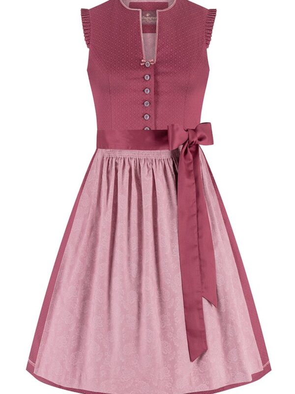 Mini Dirndl 60 cm rosenholz altrosa Ricarda 009991 ~ 44