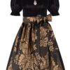 Dirndl DANIELLE (70 cm) ~ 44 ~ schwarz