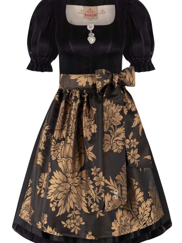Dirndl DANIELLE (70 cm) ~ 44 ~ schwarz
