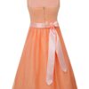 Dirndl HOFSTETTEN (65 cm) peach ~ 34 ~ apricot