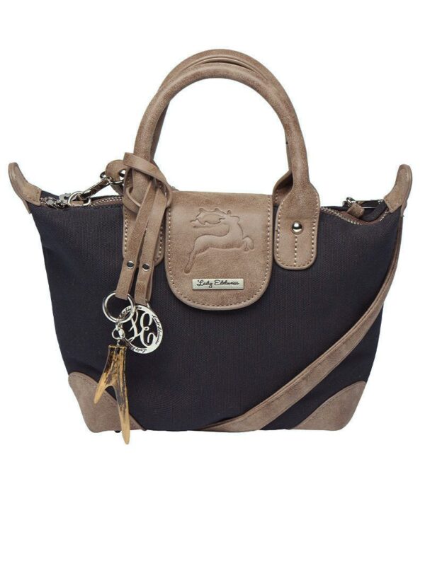Trachtentasche schwarz taupe 010158