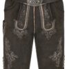Lederhose DONI ~ 46 ~ graphit