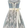 Mini Dirndl 60 cm hellblau creme Daria 014455 ~ 34
