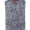 Trachtenweste blau grau gemustert Johann 004424 ~ 94