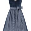 Dirndl LOUISA (70 cm) ~ 40 ~ blau - dunkelblau