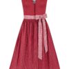 Dirndl lang 85 cm dunkelrot Ottille 014665 ~ 42