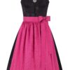 Dirndl RESI (65 cm) mit abnehmbaren Flügelärmeln ~ schwarz ~ 38