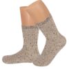Kinder Trachtensocken hellbraun meliert 005486 ~ 38-40