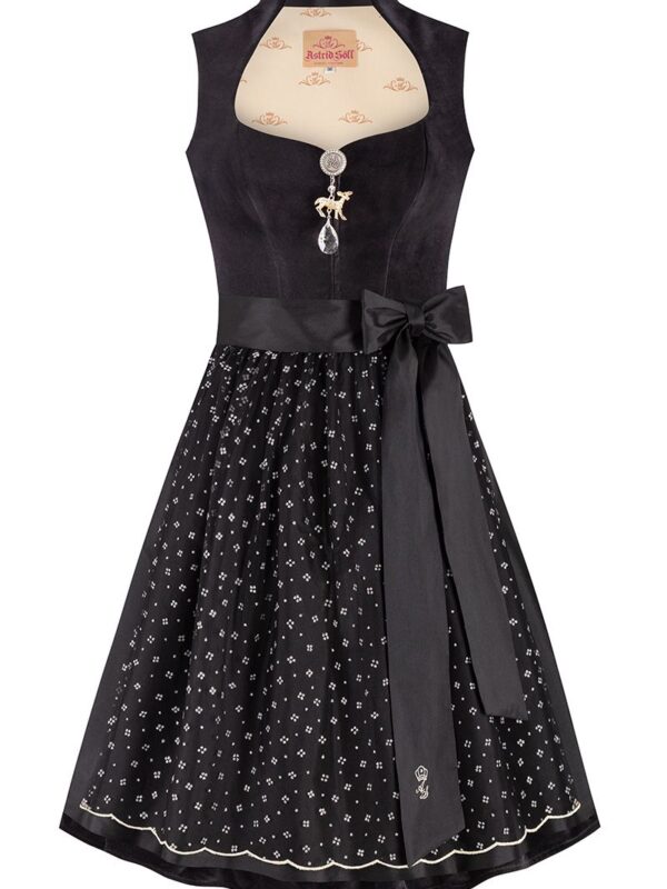 Dirndl SAMTENGEL (65 cm) ~ 36