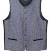 Trachtenweste grau blau Marcel 010859 ~ 60