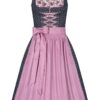 Mini Dirndl 60cm anthrazit altrosa Nicol 004679 ~ 32