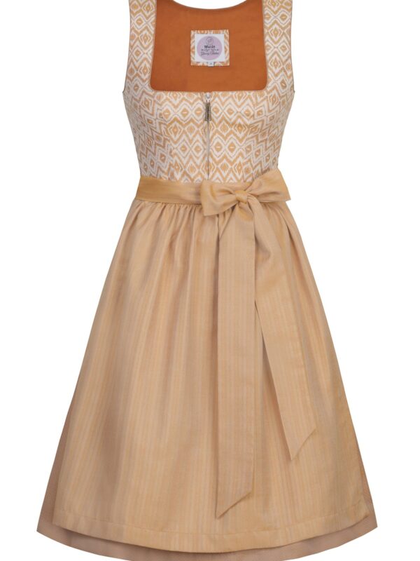 Dirndl INNING (65 cm) bernstein ~ orange ~ 48