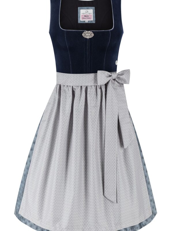 Dirndl FRIEDA (65 cm) ~ 44 ~ dunkelblau