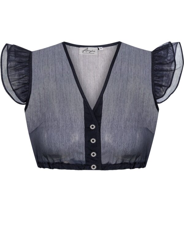 Dirndlbluse EILEEN ~ 42 ~ dunkelblau
