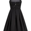 Midi Dirndl 70 cm Gastro schwarz Nicole 130915 ~ 32