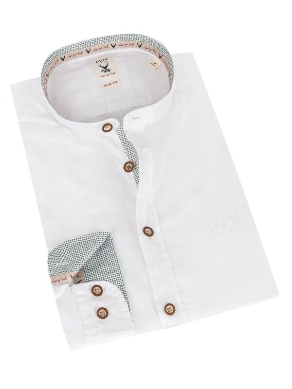 Trachtenhemd OLIVER (slim fit) ~ S ~ grün