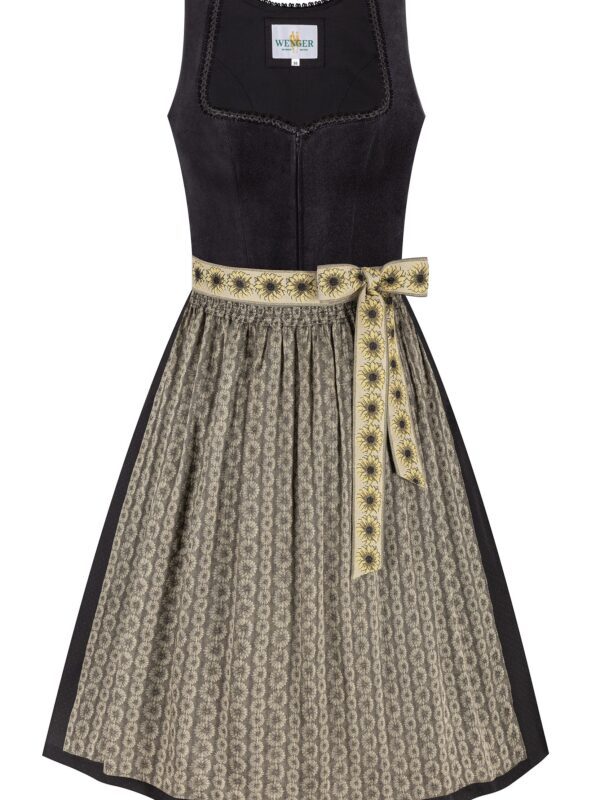 Dirndl ISOLDE (70 cm) ~ 40 ~ schwarz