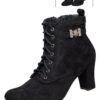 Damen Trachtenstiefel schwarz Eleganza 124664 ~ 35