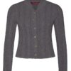 Trachten Strickjacke dunkelgrau Franzi 009529 ~ 42