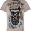 Trachtenshirt DONISL BAVARIA ~ M ~ hellbraun