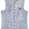 Trachtenweste blau grau Noel 013013 ~ 62