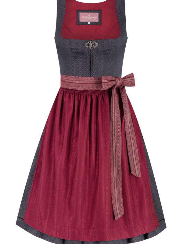 Dirndl HERTA (65 cm) ~ 42 ~ anthrazit