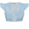 Dirndlbluse DIANA ~ hellblau ~ 42