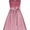 Midi Dirndl 65 cm rosenholz altrosa Julie 009990 ~ 32