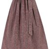 Dirndlschürze MARTA (90 cm) ~ L ~ grau
