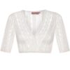 Dirndlbluse Spitze creme Stretch Valentina 009678 ~ 30