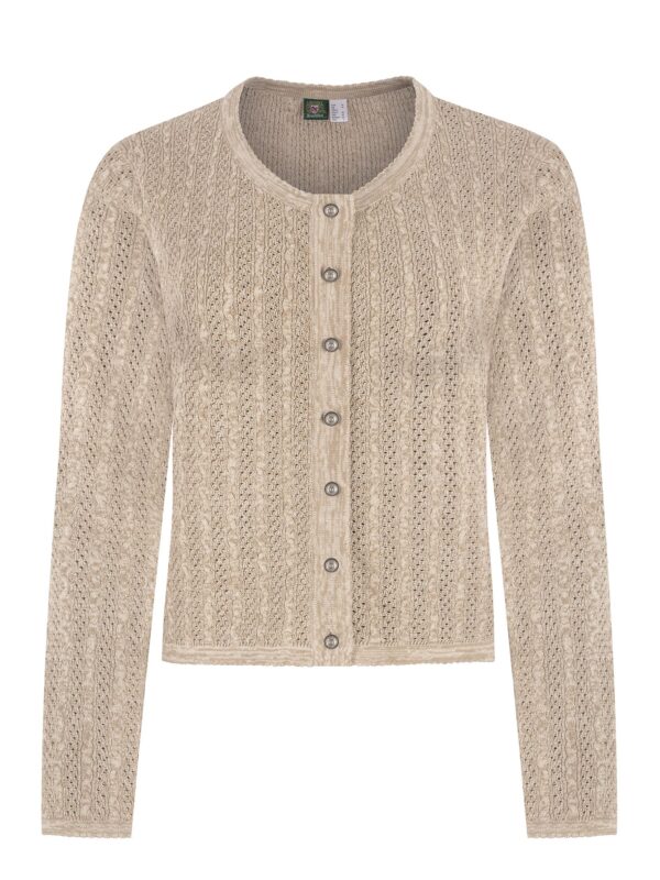 Strickjacke WALTRAUD ~ 42 ~ taupe