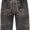 Lederhose MARK ~ graphit ~ 56