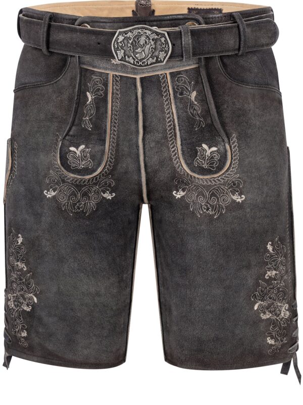 Lederhose MARK ~ graphit ~ 56