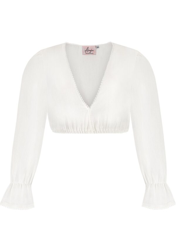 Dirndlbluse KATI ~ 42 ~ creme