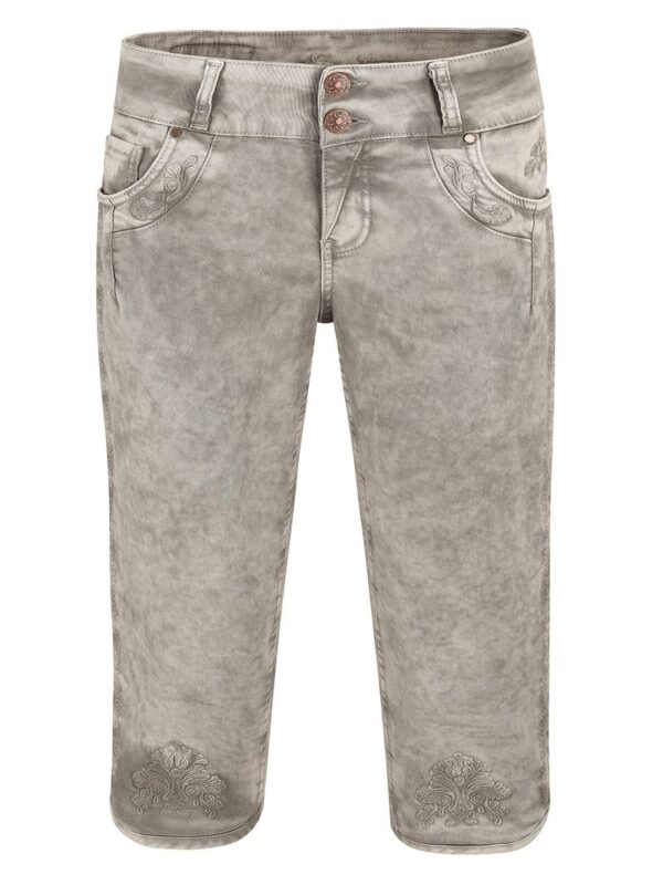Damen Trachtenhose kniebund grau Hendrina 012294 ~ 36