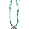Collier mit Herzanhänger 000156 ~ grün