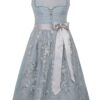 Dirndl MINTRACHING (65 cm) ~ 44 ~ blau