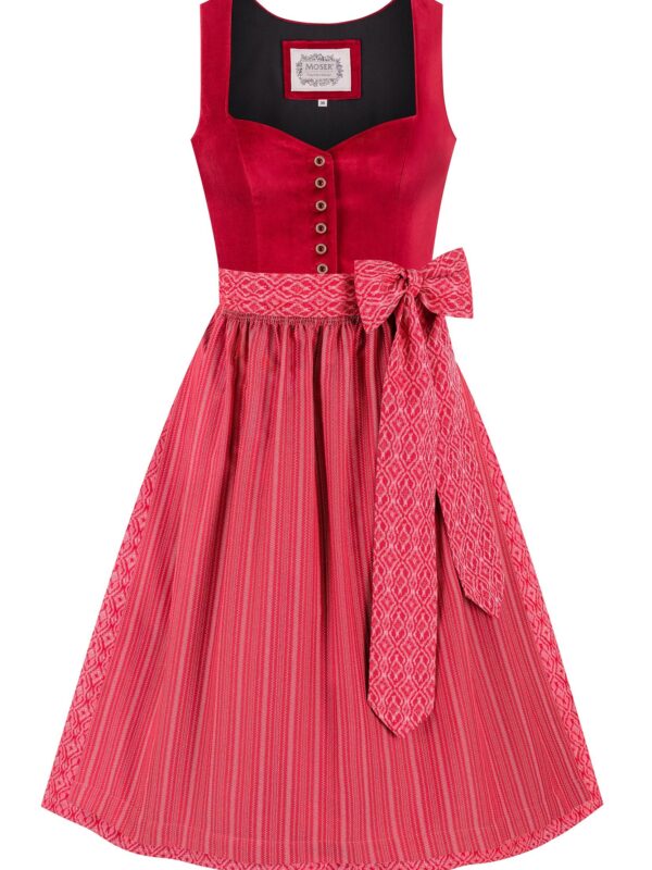 Dirndl VALERIE (70 cm) ~ 44 ~ rot