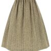 Dirndlschürze mit Schmuck-Schließe (70 cm) ~ S ~ salbei