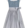 Kinderdirndl ROMINA ~ 116 ~ blaugrau