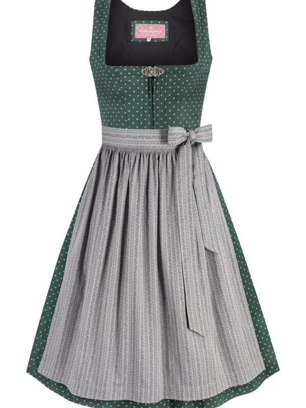 Dirndl ERIKA (65 cm) ~ 40 ~ dunkelgrün