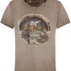 Trachtenshirt BEST FRIENDS ~ braun ~ 4XL