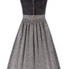 Dirndl KATHI (70 cm) ~ 46 ~ anthrazit
