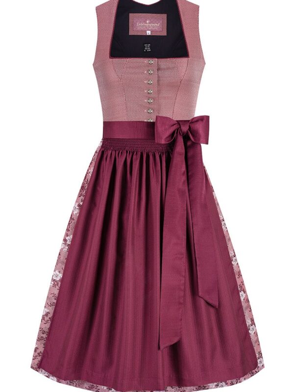 Midi Dirndl 70 cm beere Mina 016441 ~ 40